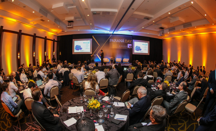 Cláudio Stábile, Presidente da SANEPAR durante Paraná Day, evento realizado em Curitiba com a presença de mais de 100 investidores do País e do exterior. - Curitiba, 05/02/2019 -Foto: Geraldo Bubniak/ANPr