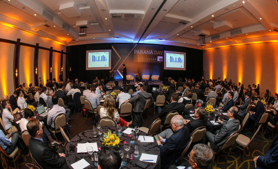 Cláudio Stábile, Presidente da SANEPAR durante Paraná Day, evento realizado em Curitiba com a presença de mais de 100 investidores do País e do exterior. - Curitiba, 05/02/2019 -Foto: Geraldo Bubniak/ANPr