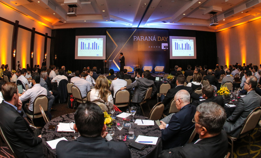 Cláudio Stábile, Presidente da SANEPAR durante Paraná Day, evento realizado em Curitiba com a presença de mais de 100 investidores do País e do exterior. - Curitiba, 05/02/2019 -Foto: Geraldo Bubniak/ANPr