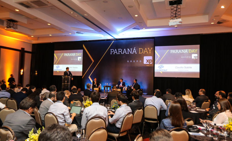 Paraná Day, evento realizado em Curitiba com a presença de mais de 100 investidores do País e do exterior. - Curitiba, 05/02/2019 -Foto: Geraldo Bubniak/ANPr