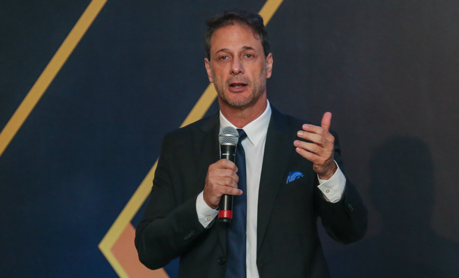 Cláudio Stábile, Presidente da SANEPAR durante Paraná Day, evento realizado em Curitiba com a presença de mais de 100 investidores do País e do exterior. - Curitiba, 05/02/2019 -Foto: Geraldo Bubniak/ANPr