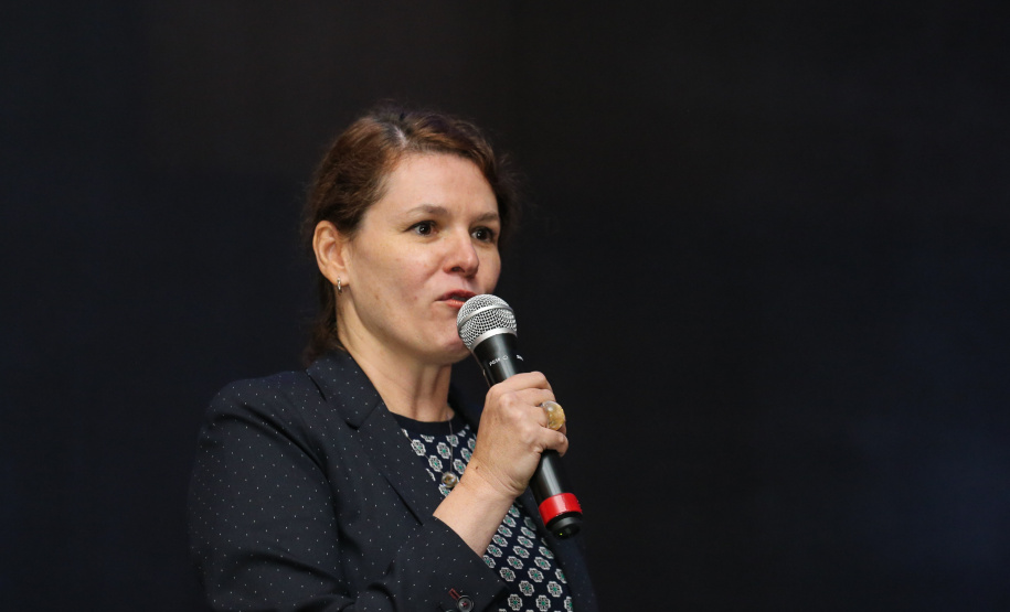 Ana Paula de Oliveira,  Consultora da Secretaria da Fazenda Paraná Day, evento realizado em Curitiba com a presença de mais de 100 investidores do País e do exterior. - Curitiba, 05/02/2019 -Foto: Geraldo Bubniak/ANPr