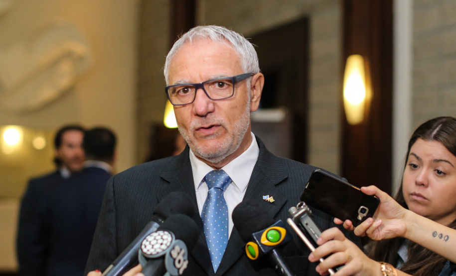 Edson Luiz Campagnolo, Presidente da Federação das Indústrias do Estado do Paraná durante Paraná Day, evento realizado em Curitiba com a presença de mais de 100 investidores do País e do exterior. - Curitiba, 05/02/2019 -Foto: Geraldo Bubniak/ANPr