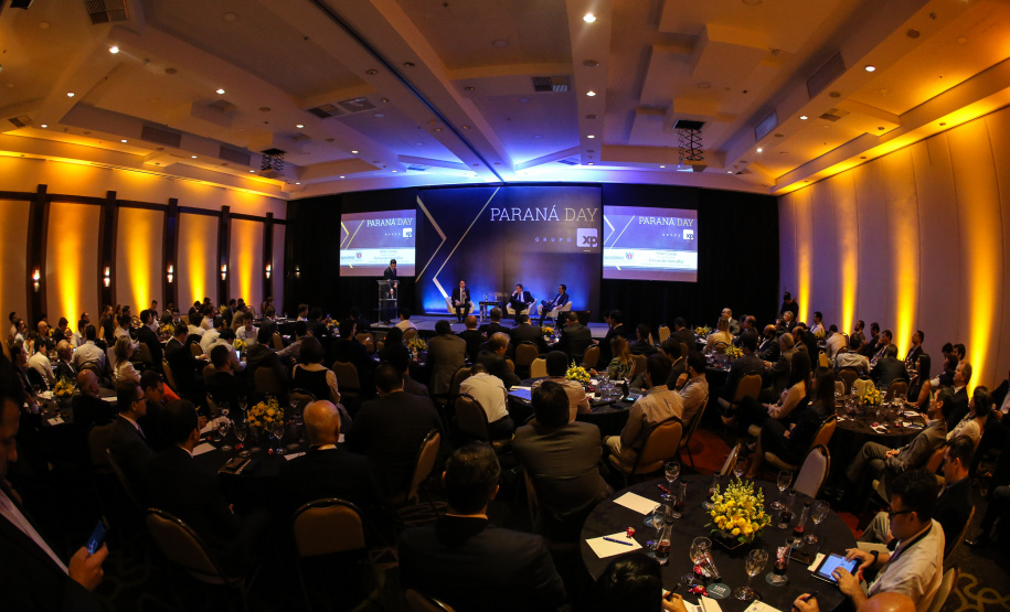 Paraná Day, evento realizado em Curitiba com a presença de mais de 100 investidores do País e do exterior. - Curitiba, 05/02/2019 -Foto: Geraldo Bubniak/ANPr