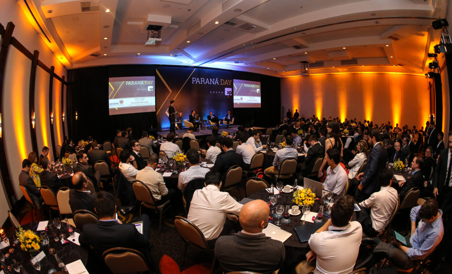 Paraná Day, evento realizado em Curitiba com a presença de mais de 100 investidores do País e do exterior. - Curitiba, 05/02/2019 -Foto: Geraldo Bubniak/ANPr
