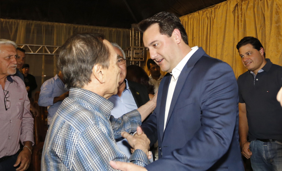 O governador Carlos Massa Ratinho Junior, participa do lançamento da 45ª Exposição Agropecuária, Industrial e Comercial de Umuarama. Presentes no evento: prefeito de Umuarama, Celso Luiz Pozzobom; presidente da Sociedade Rural, Milton Gaiari; secretário do Meio Ambiente, Márcio Nunes; secretário da Infraestrutura e Logística, Sandro Alex, deputados e demais autoridades  -  Umuarama, 05/02/2019  -  Foto: Arnaldo Alves/ANPr