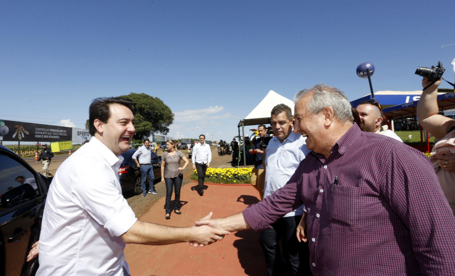 Governador Carlos Massa Ratinho Junior durante Coletiva de Imprensa no Show Rural.  Cascavel, 07/02/2019  -  Foto: Arnaldo Alves/ANPr