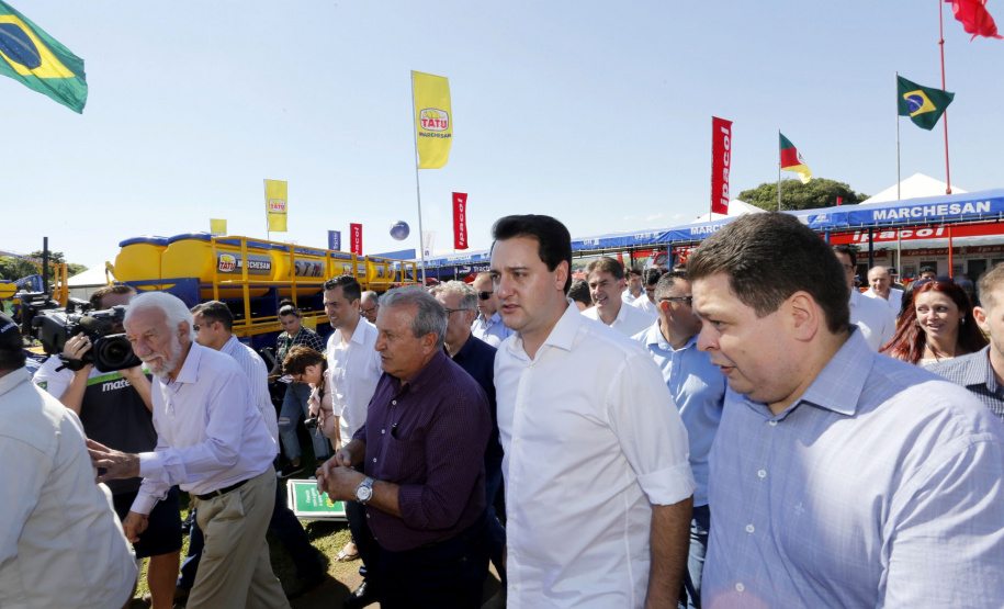 Governador Carlos Massa Ratinho Junior durante Coletiva de Imprensa no Show Rural.  Cascavel, 07/02/2019  -  Foto: Arnaldo Alves/ANPr