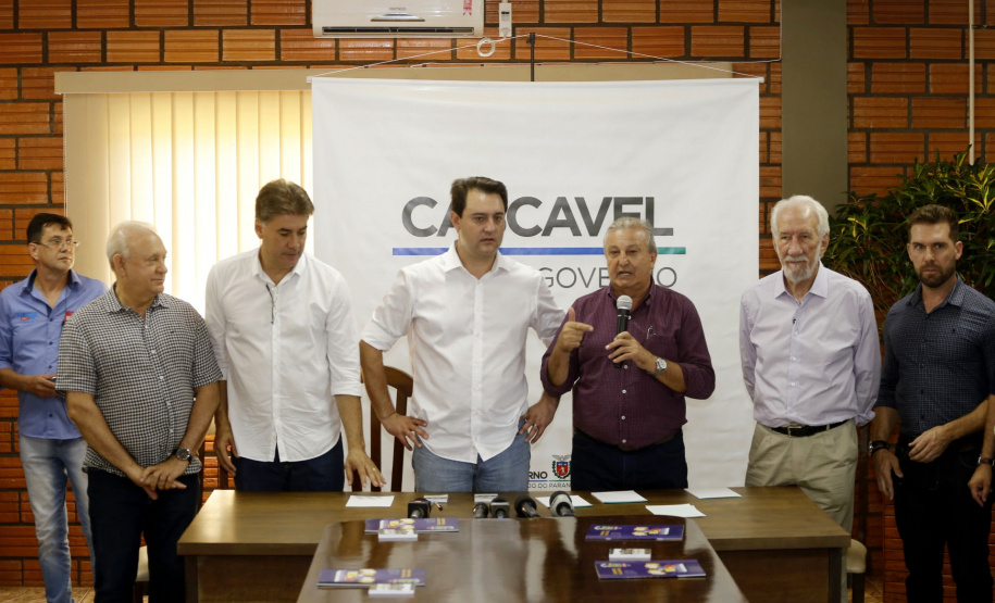 Governador Carlos Massa Ratinho Junior durante Coletiva de Imprensa no Show Rural.  Cascavel, 07/02/2019  -  Foto: Arnaldo Alves/ANPr