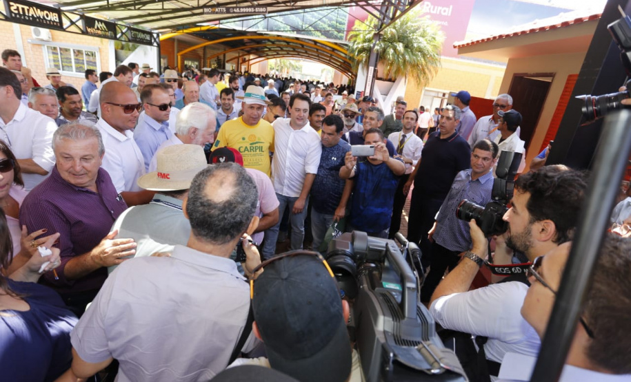 Governador Carlos Massa Ratinho Júnior visita estandes do Show Rural  -  Cascavel, 07/02/2019  -  Foto: Arnaldo Alves/ANPr