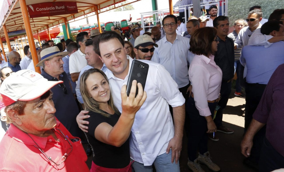 Governador Carlos Massa Ratinho Júnior visita estandes do Show Rural  -  Cascavel, 07/02/2019  -  Foto: Arnaldo Alves/ANPr
