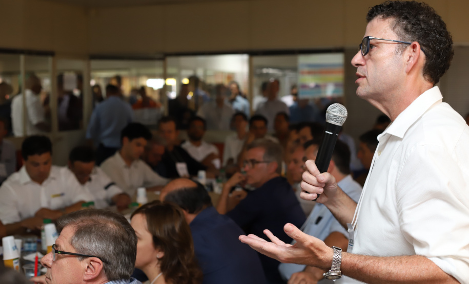 Governador Carlos Massa Ratinho Júnior coordena reunião do secretariado durante o Show Rural - Cascavel, 07/02/2019 - Foto: José Fernando Ogura/ANPr