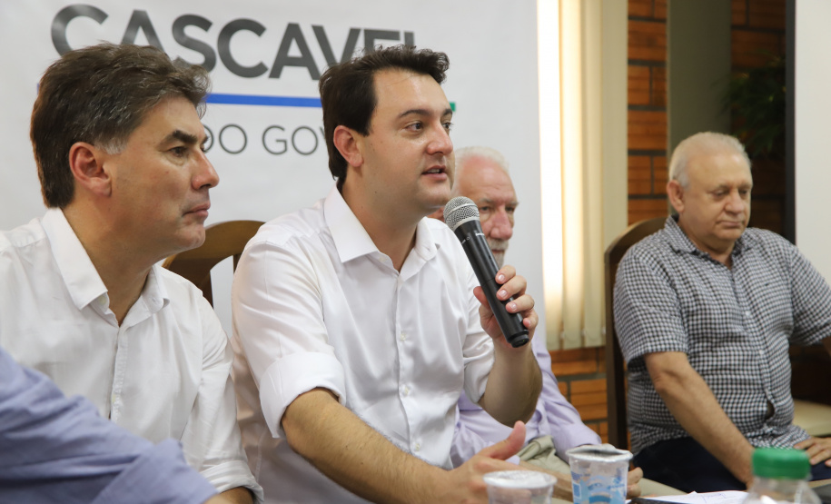 Governador Carlos Massa Ratinho Júnior coordena reunião do secretariado durante o Show Rural - Cascavel, 07/02/2019 - Foto: José Fernando Ogura/ANPr