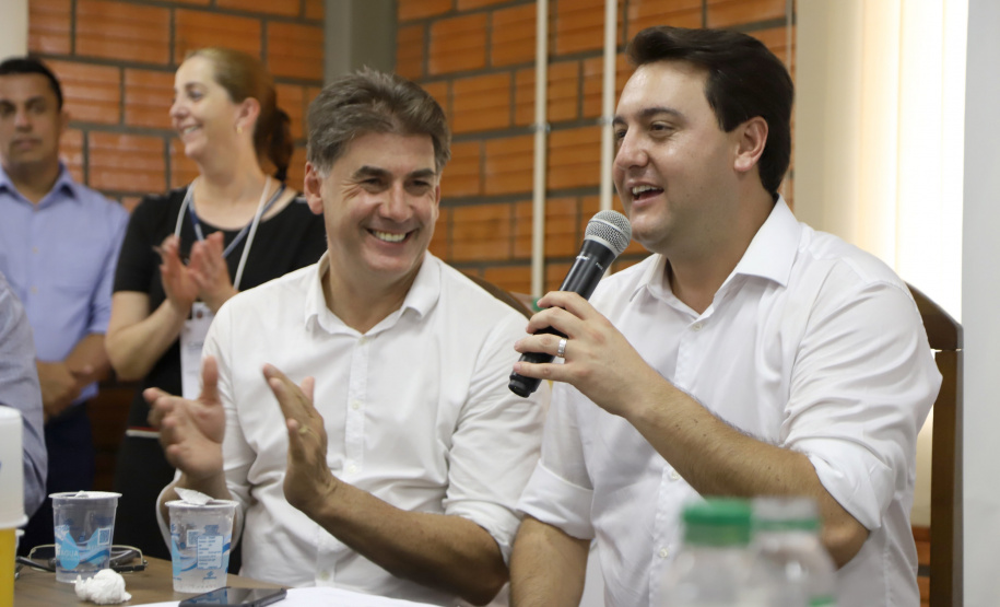 Governador Carlos Massa Ratinho Júnior coordena reunião do secretariado durante o Show Rural - Cascavel, 07/02/2019 - Foto: José Fernando Ogura/ANPr