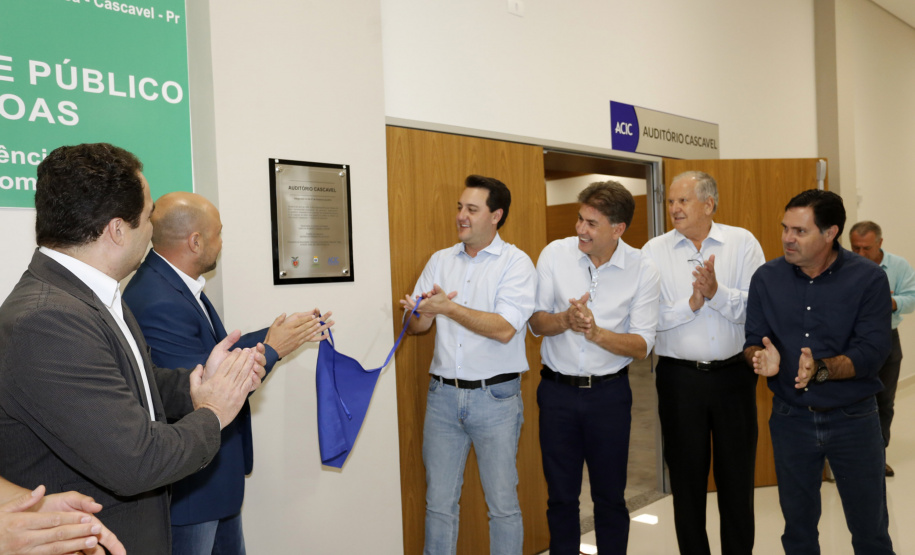 Governador Carlos Massa Ratinho Júnior na Associação Comercial e Industrial de Cascavel (ACIC) -  Cascavel, 07/02/2019  -  Foto: Arnaldo Alves/ANPr