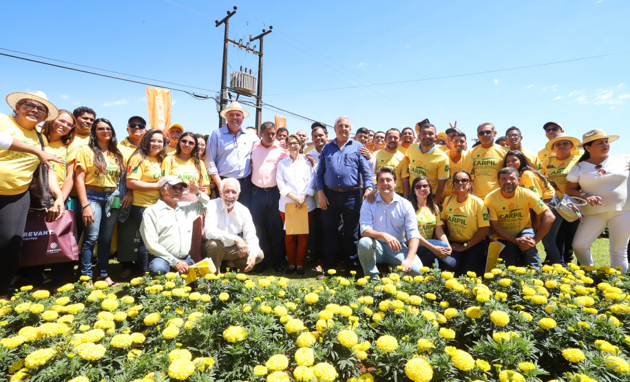 O governador Carlos Massa Ratinho Junior recebe a ministra da Agricultura, Pecuária e Abastecimento, Tereza Cristina, no Show Rural Coopavel. - Cascavel, 08/02/2019 - Foto: Rodrigo Félix Leal/ANPr