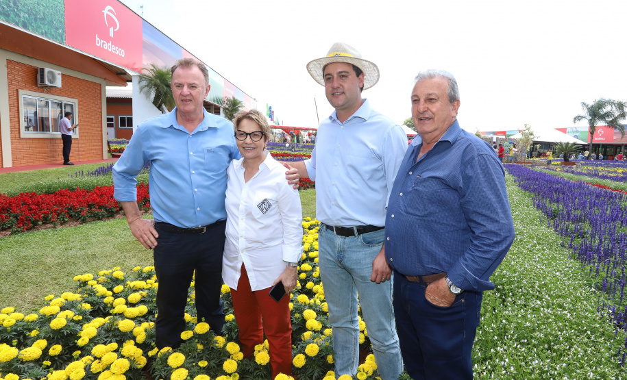 O governador Carlos Massa Ratinho Junior recebe a ministra da Agricultura, Pecuária e Abastecimento, Tereza Cristina, no Show Rural Coopavel. - Cascavel, 08/02/2019 - Foto: Rodrigo Félix Leal/ANPr