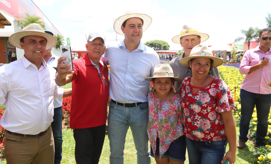 O governador Carlos Massa Ratinho Junior recebe a ministra da Agricultura, Pecuária e Abastecimento, Tereza Cristina, no Show Rural Coopavel. - Cascavel, 08/02/2019 - Foto: Rodrigo Félix Leal/ANPr