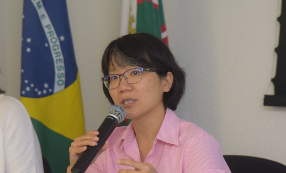 A médica o Ho Yeh Li, coordenadora da UTI e infectologista do Hospital das Clínicas de São Paulo, veio a Curitiba a convite da Secretaria de Estado da Saúde para falar sobre o combate da febre amarela em São Paulo.  -  Curitiba, 11/02/2019  -  Foto: Divulgação SESA