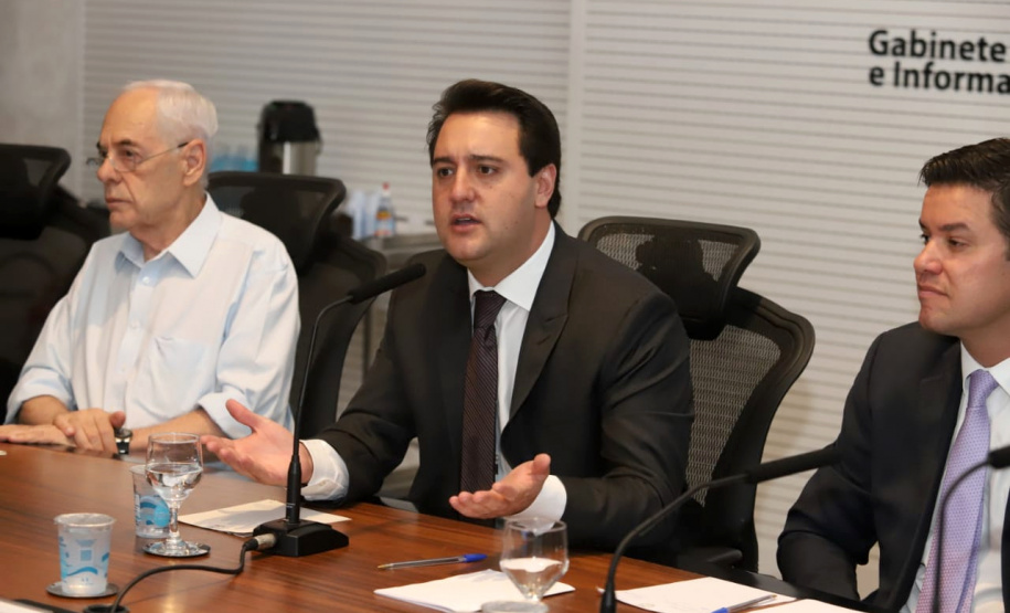 Governador Carlos Massa Ratinho Júnior coordena reunião com equipe de Governo - Curitiba, 12/02/2019 - Foto: Rodrigo Félix Leal/ANPr