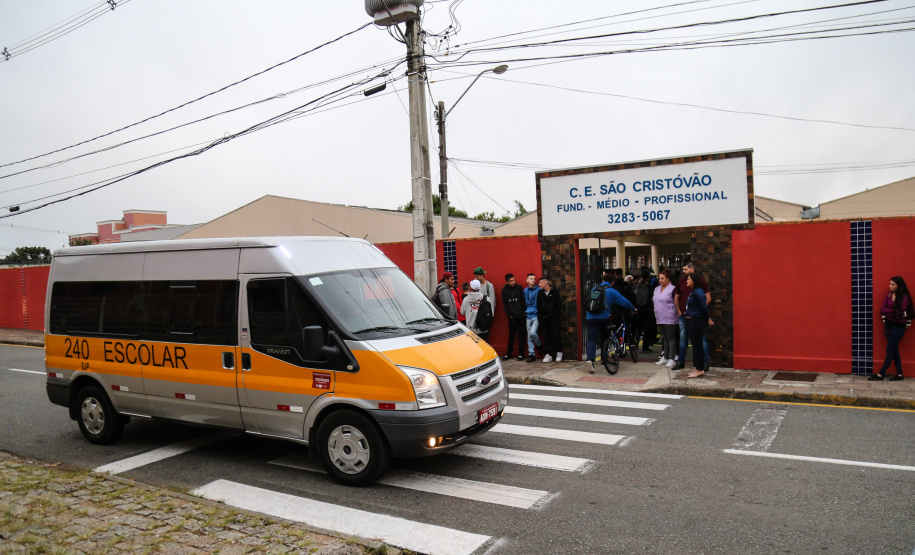 Escola Estadual São Cristóvão no início do ano letivo. Curitiba, 14/02/2019 - Foto: Geraldo Bubniak/ANPr