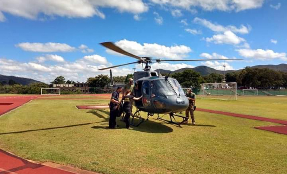 Equipe do Paraná durante resgates em Brumadinho (MG). Foto: Divulgação/ANPr