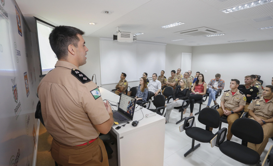 Defesa Civil - Equipe que trabalhou no desastre de Brumadinho, MG. Na foto: cap. Romero.Curitiba, 13-02-19.Foto: Arnaldo Alves / ANPr.