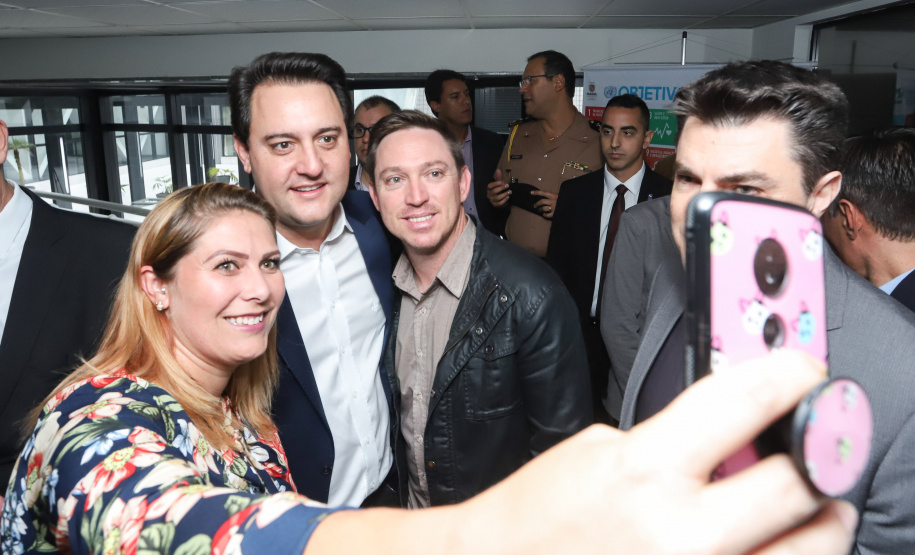 Governador Carlos Massa Ratinho Júnior dá posse ao secretário do Desenvolvimento Urbano e de Obras Públicas, João Carlos Ortega - Curitiba, 14/02/2019 - Foto: Rodrigo Felix Leal/ANPr