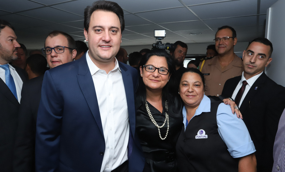 Governador Carlos Massa Ratinho Júnior dá posse ao secretário do Desenvolvimento Urbano e de Obras Públicas, João Carlos Ortega - Curitiba, 14/02/2019 - Foto: Rodrigo Felix Leal/ANPr