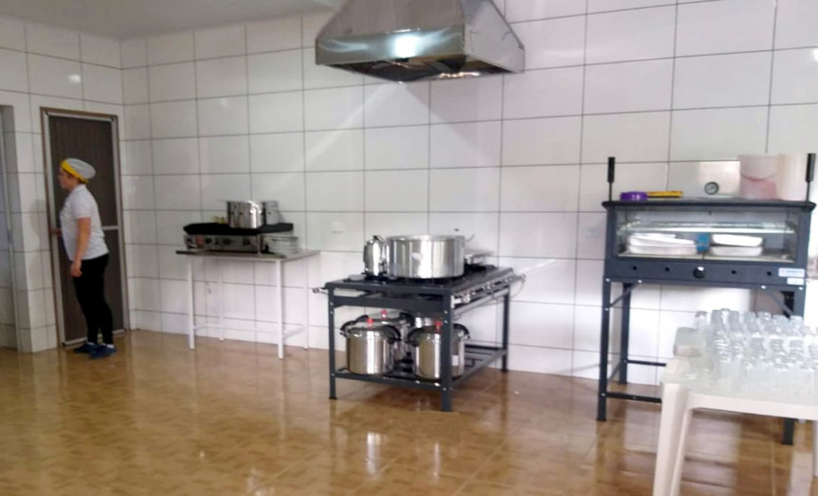 Cozinha comunitária servirá refeições acessíveis em Mato Rico.Foto: Divulgação/SEAB