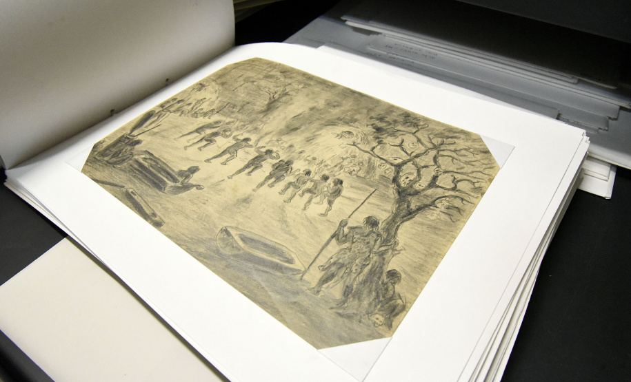 Acervo Wladimir Kozák no Museu Paranaense.Curitiba, 11 de dezembro de 2019.Foto: Kraw Penas/SEEC