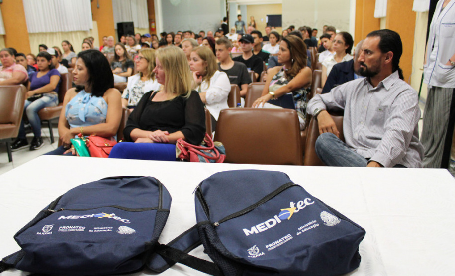 Rede estadual tem mais de 1,3 mil vagas para o Mediotec. Foto:Divulgação/SEED
