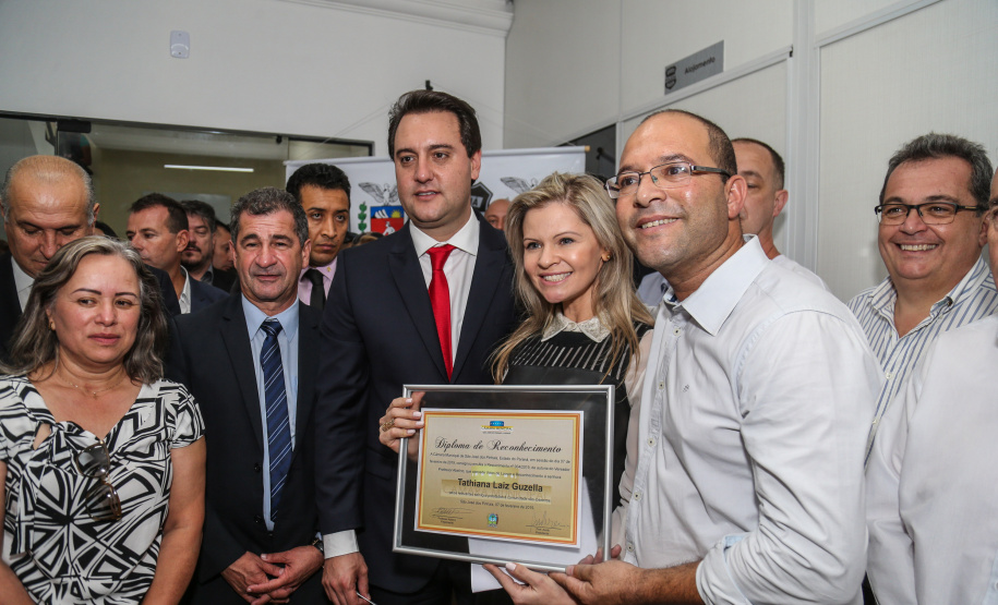 O governador Carlos Massa Ratinho Junior inaugura  a nova sede da Delegacia da Mulher e do Adolescente de São José dos Pinhais, na Região Metropolitana de Curitiba.Foto: Geraldo Bubniak/ANPr