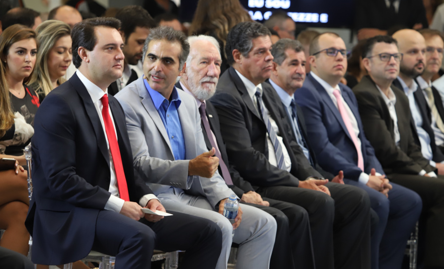 Governador Carlos Massa Ratinho Júnior participa da solenidade de comemoração de 20 anos da Volkswagen no Paraná. - São José dos Pinhais, 19/02/2019 - Foto: José Fernando Ogura/ANPr
