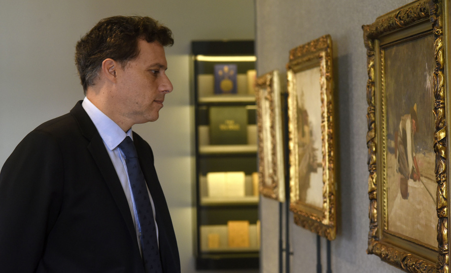 Luiz Gustavo Vidal, diretor do Museu Casa Alfredo Andersen.Curitiba, 06 de fevereiro de 2019.Foto: Kraw Penas/SEEC