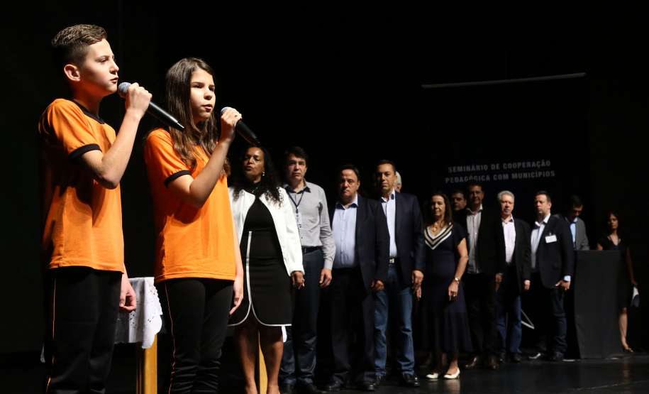 A Secretaria de Educação do Paraná realizou nesta quarta-feira (20), em Curitiba, o Seminário de Cooperação Pedagógica com Município