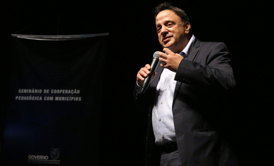 A Secretaria de Educação do Paraná realizou nesta quarta-feira (20), em Curitiba, o Seminário de Cooperação Pedagógica com Município
