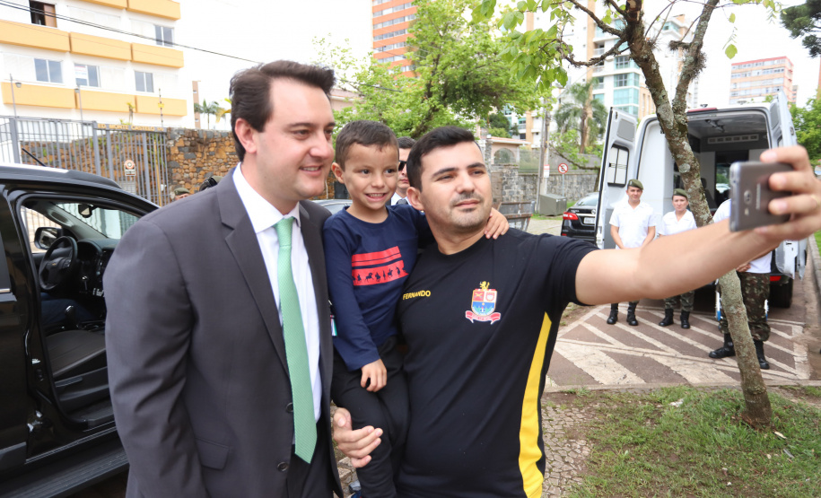 Os 74 anos da Tomada de Monte Castelo, batalha no Norte da Itália que marcou a participação da Força Expedicionária Brasileira (FEB) na Segunda Guerra Mundial, foram lembrados nesta quinta-feira (21/2), em cerimônia no Museu do Expedicionário, em Curitiba. O governador Carlos Massa Ratinho Junior participou no evento, junto com quatro expedicionários e familiares dos pracinhas.  -  Curitiba, 21/02/2019  -  Foto: Rodrigo Félix Leal/ANPr