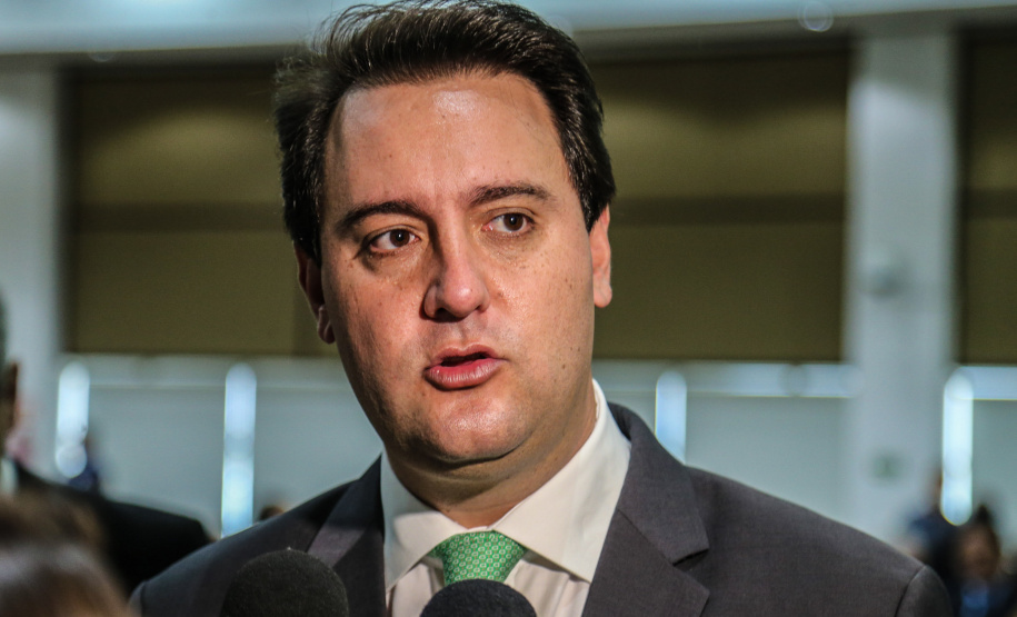 O governador Carlos Massa Ratinho Junior participa da solenidade que formaliza a Força-Tarefa Infância Segura de Prevenção e Combate a Crimes Contra a Criança, nesta quinta-feira (21) no Palácio da Justiça. Curitiba, 21/02/2019 - Foto: Geraldo Bubniak/ANPr