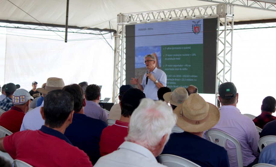 O secretário estadual da Agricultura e do Abastecimento, Norberto Ortigara, afirmou na quinta-feira (21), em Pato Branco, que o governo do Paraná vai fortalecer o agronegócio com mais pesquisa, assistência técnica e diálogo com o governo federal. Foto: Divulgação/SEAB