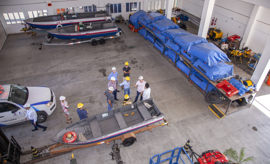 O secretário de Desenvolvimento Sustentável e Turismo Márcio Nunes visita o Porto de Paranaguá. Foto: Claudio Neves/APPA