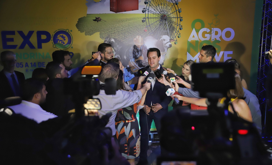 Governador Carlos Massa Ratinho Junior participa do lançamento ExpoLondrina. Londrina,22/02/2019. Foto: José Fernando Ogura/ANPr