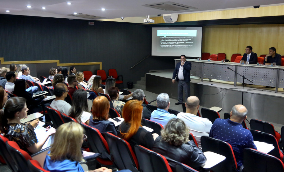 Reunião da SEAP. Na imagem, Valdecir Dir. CAS da SEAP.  Curitiba,25/02/2019 Foto:Jaelson Lucas / ANPr