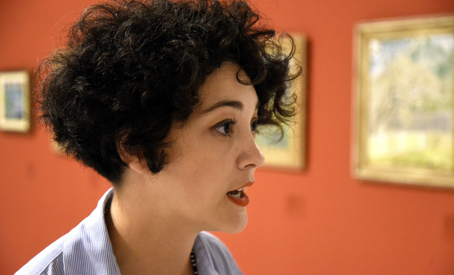 Ana Rocha, diretora do Museu de Arte Contemporânea do Paraná(MAC/PR).Curitiba, 19 de fevereiro de 2019.Foto: Kraw Penas/SEEC