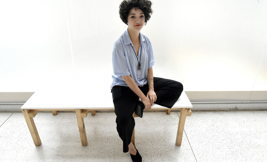 Ana Rocha, diretora do Museu de Arte Contemporânea do Paraná(MAC/PR).Curitiba, 19 de fevereiro de 2019.Foto: Kraw Penas/SEEC