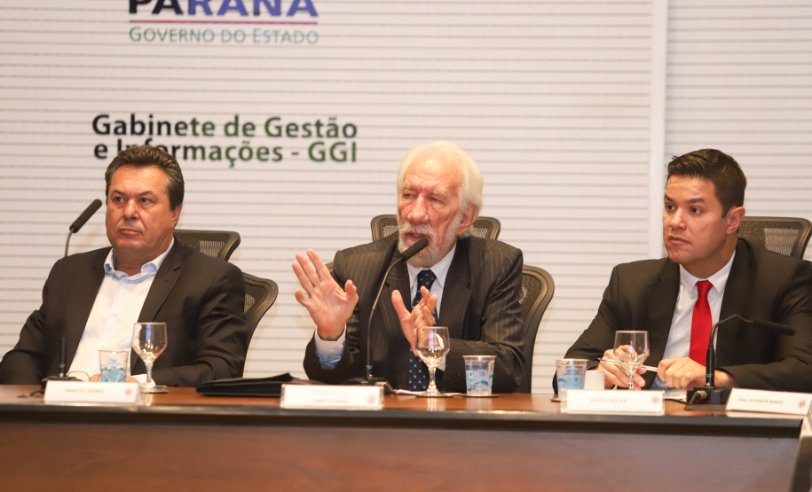 Governador em exercício Darci Piana coordena reunião com equipe de Governo.  -  Curitiba, 27/02/2019  -  Foto: Rodrigo Félix Leal/ANPr