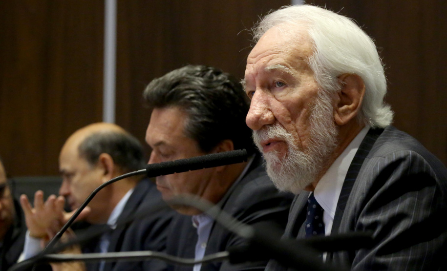 Governador em exercício Darci Piana coordena reunião com equipe de Governo.  -  Curitiba, 27/02/2019  -  Foto: Jaelson Lucas/ANPr