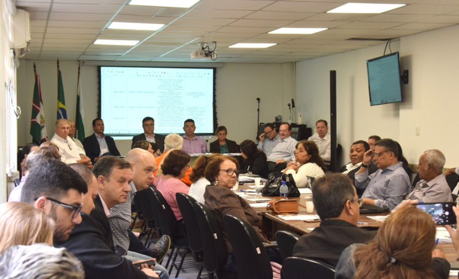 Conselho Estadual de Saúde faz primeira reunião do ano.  -  Curitiba, 28/02/2019  -  Foto:  Diogo Pracz de Oliveira / SESA