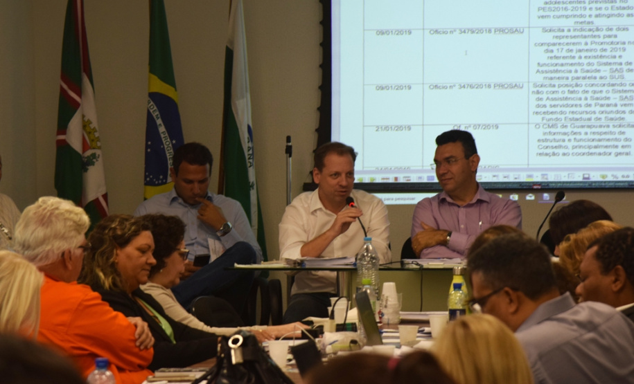 Conselho Estadual de Saúde faz primeira reunião do ano.  -  Curitiba, 28/02/2019  -  Foto:  Diogo Pracz de Oliveira / SESA