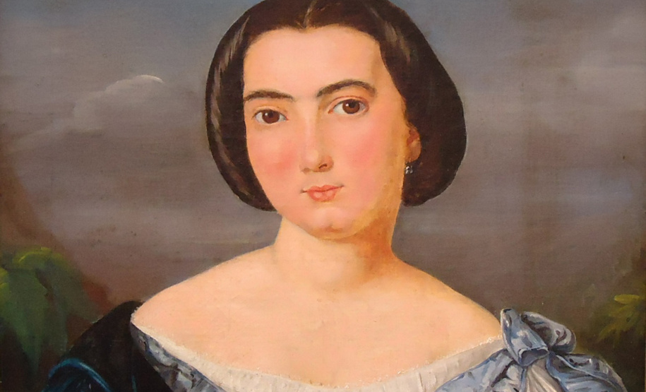 Artistas plásticas, cineastas, escritoras, fotógrafas, dançarinas, ceramistas, artesãs. A programação do Mês das Mulheres da Secretaria de Estado da Cultura destaca trabalhos importantes de mulheres protagonistas das artes no Paraná. Na foto, Mulher desconhecida, obra da pintora Íria Correia em meados do século XIX, em Paranaguá, Museu Paranaense - Foto: Divulgação SECC
